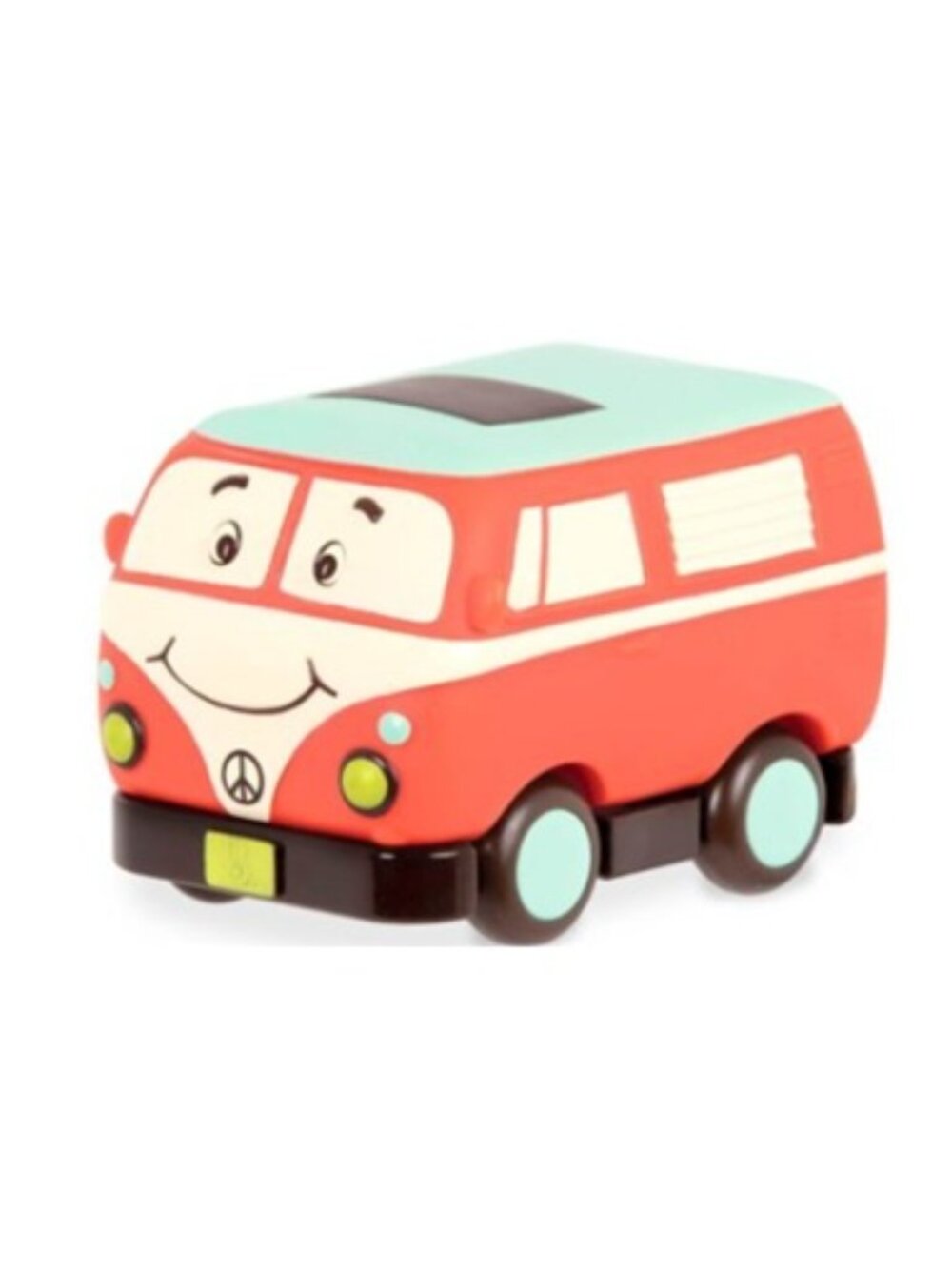 BToys Mini Wheeee-Is Pull Back and Go Toy Car, Groovy Patootie Van